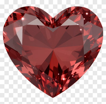 Heart Shaped Diamond PNG