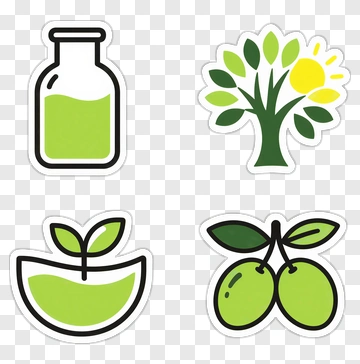 Healthy Food Icons PNG