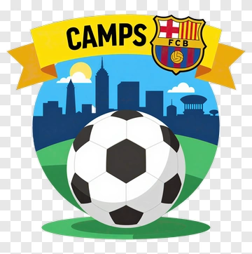 FCB Camps Soccer Ball Logo PNG