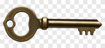 Vintage Gold Key PNG