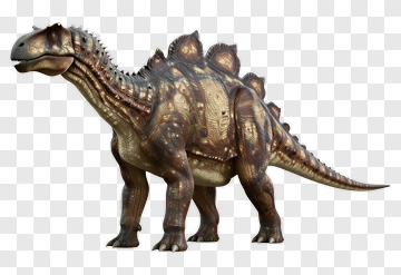 Stegosaurus With Detailed Scales And Spikes PNG