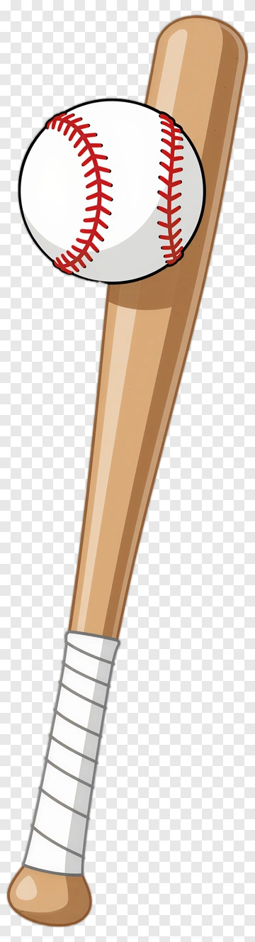 Baseball And Bat PNG