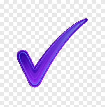 Purple Gradient Checkmark PNG