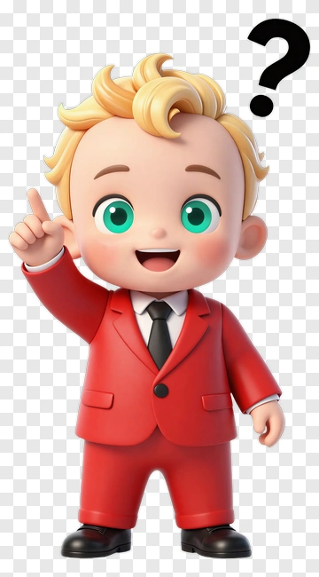 Curious Boy In Red Suit PNG