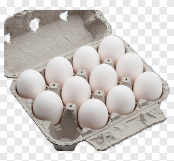 White Eggs In Carton PNG