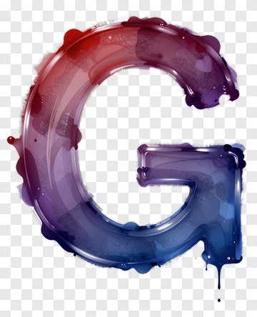 Watercolor Letter G PNG
