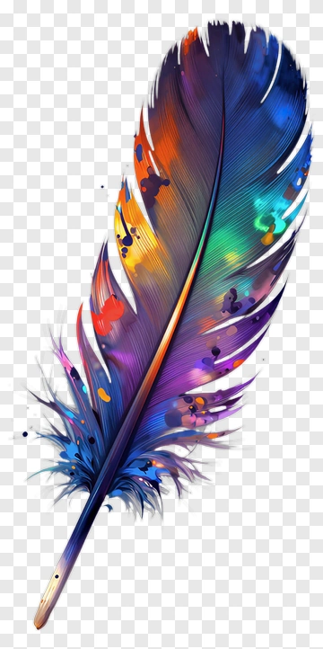 Colorful Feather PNG
