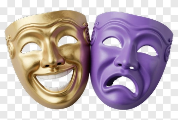 Comedy And Tragedy Masks PNG