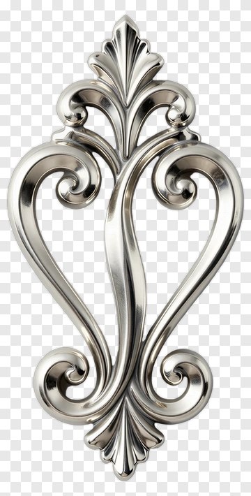 Ornamental Metal Piece PNG
