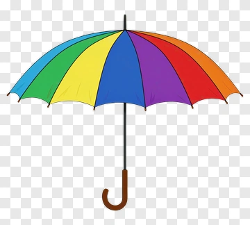 Rainbow Umbrella PNG