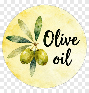 Olive Oil Label PNG
