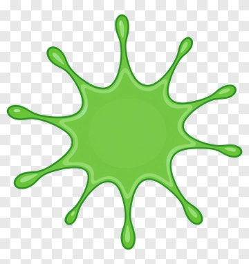 Green Splatter PNG