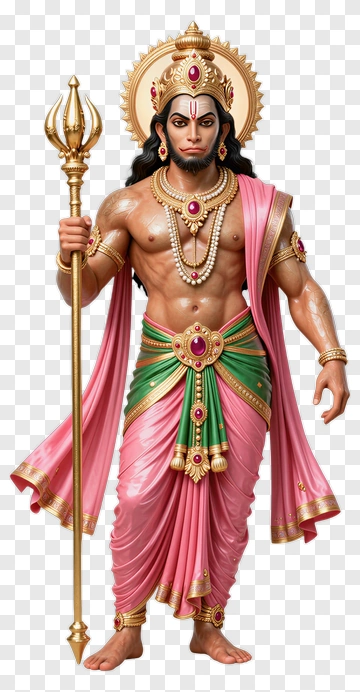 Hanuman The Divine Monkey God PNG