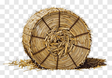Round Hay Bale PNG