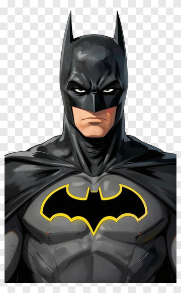 Batman In Classic Costume PNG
