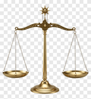Golden Scales Of Justice PNG