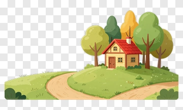 Cozy House Surrounded By Trees PNG
