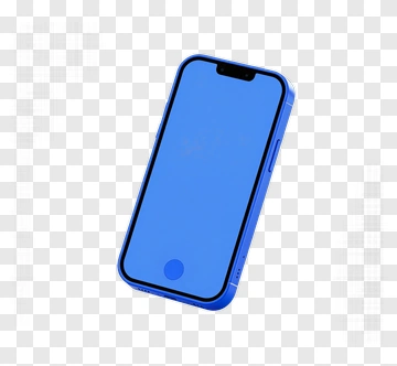 Blue Smartphone Mockup PNG