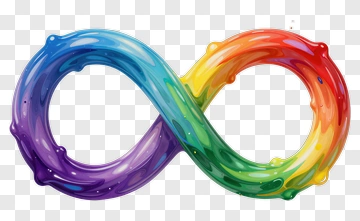 Rainbow Infinity Symbol PNG