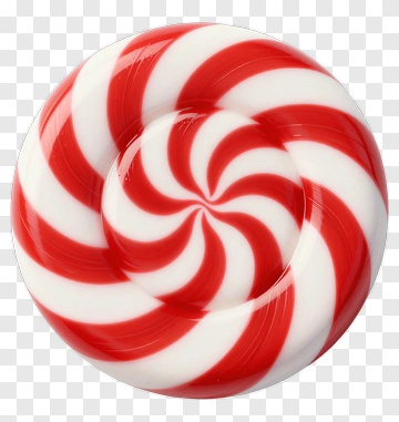 Red And White Candy Cane PNG