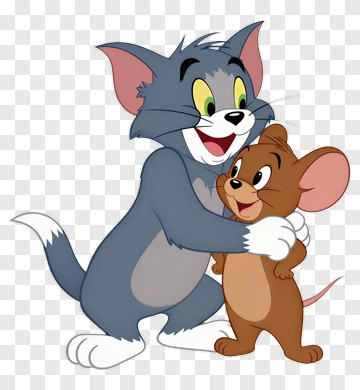 Tom And Jerry Hugging PNG