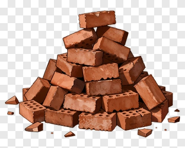 Stack Of Bricks PNG