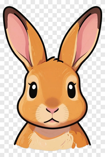 Cute Cartoon Rabbit PNG