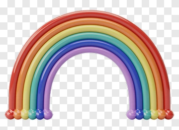 Rainbow Arch Toy PNG
