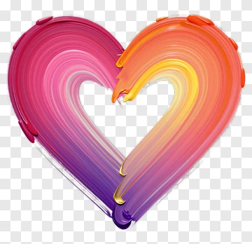 Painted Heart PNG
