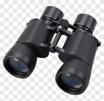 Black Binoculars PNG