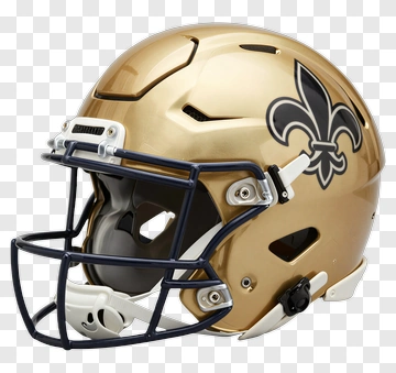 New Orleans Saints Football Helmet PNG