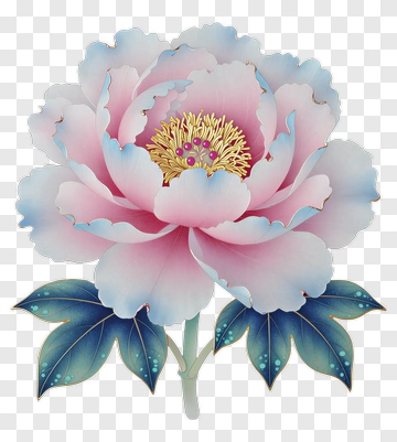 Peony In Soft Colors PNG