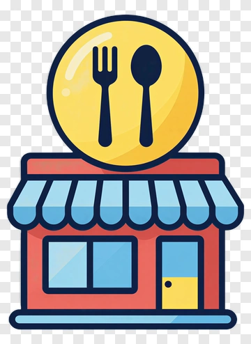 Restaurant Shop Icon PNG