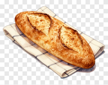Freshly Baked Bread PNG