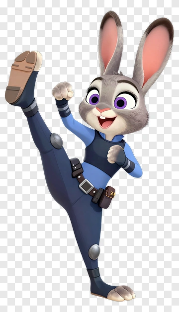 Judy Hopps In Police Uniform PNG