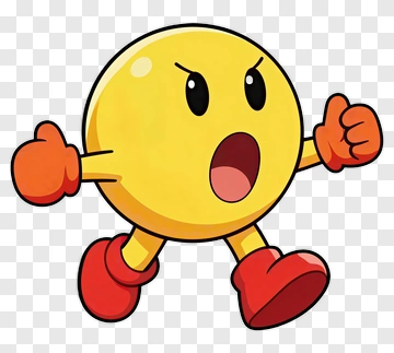Pac-Man In Action PNG