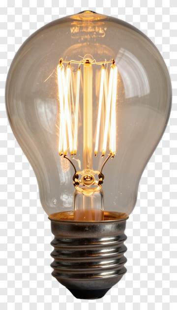 Filament Light Bulb PNG
