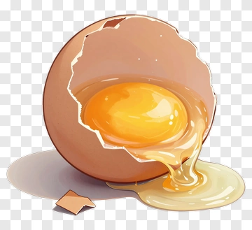 Broken Egg With Yolk PNG