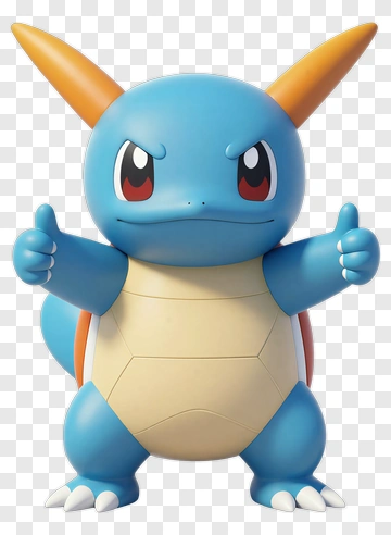 Squirtle Giving Two Thumbs Up PNG