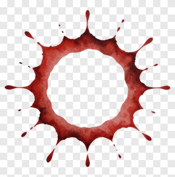 Red Ink Splash On White Paper PNG