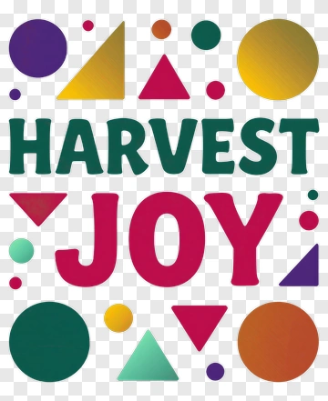 Harvest Joy Graphic Design PNG