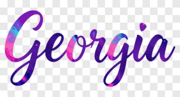 Georgia Text Design PNG