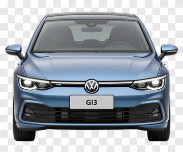 Volkswagen Golf G13 Front View PNG