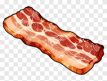 Crispy Bacon Slice PNG