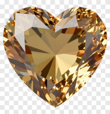 Heart-Shaped Diamond PNG
