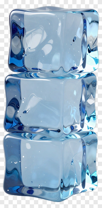 Stack Of Ice Cubes PNG