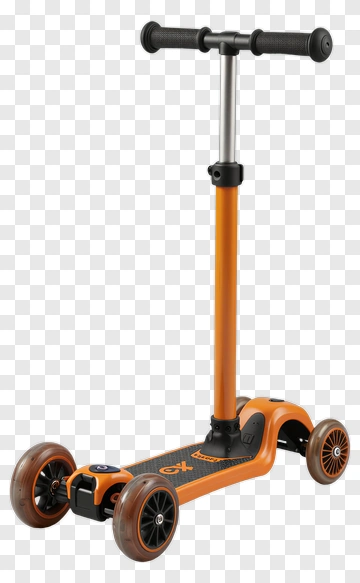 Orange Kids Scooter PNG