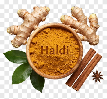 Turmeric Powder With Spices PNG