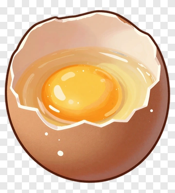 Broken Egg With Yolk PNG