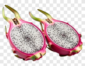 Dragon Fruit Cut In Half PNG